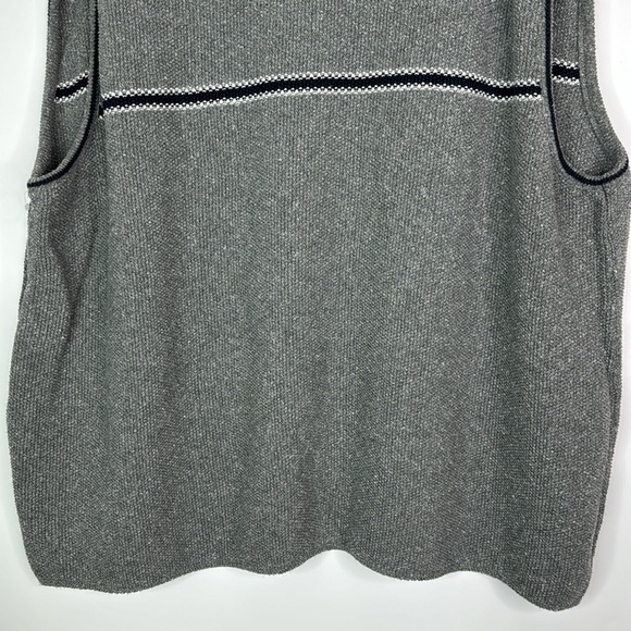Vintage Xhilairation Grey Sweater Vest Plus Size 2X 90s Y2K - Picture 6 of 8
